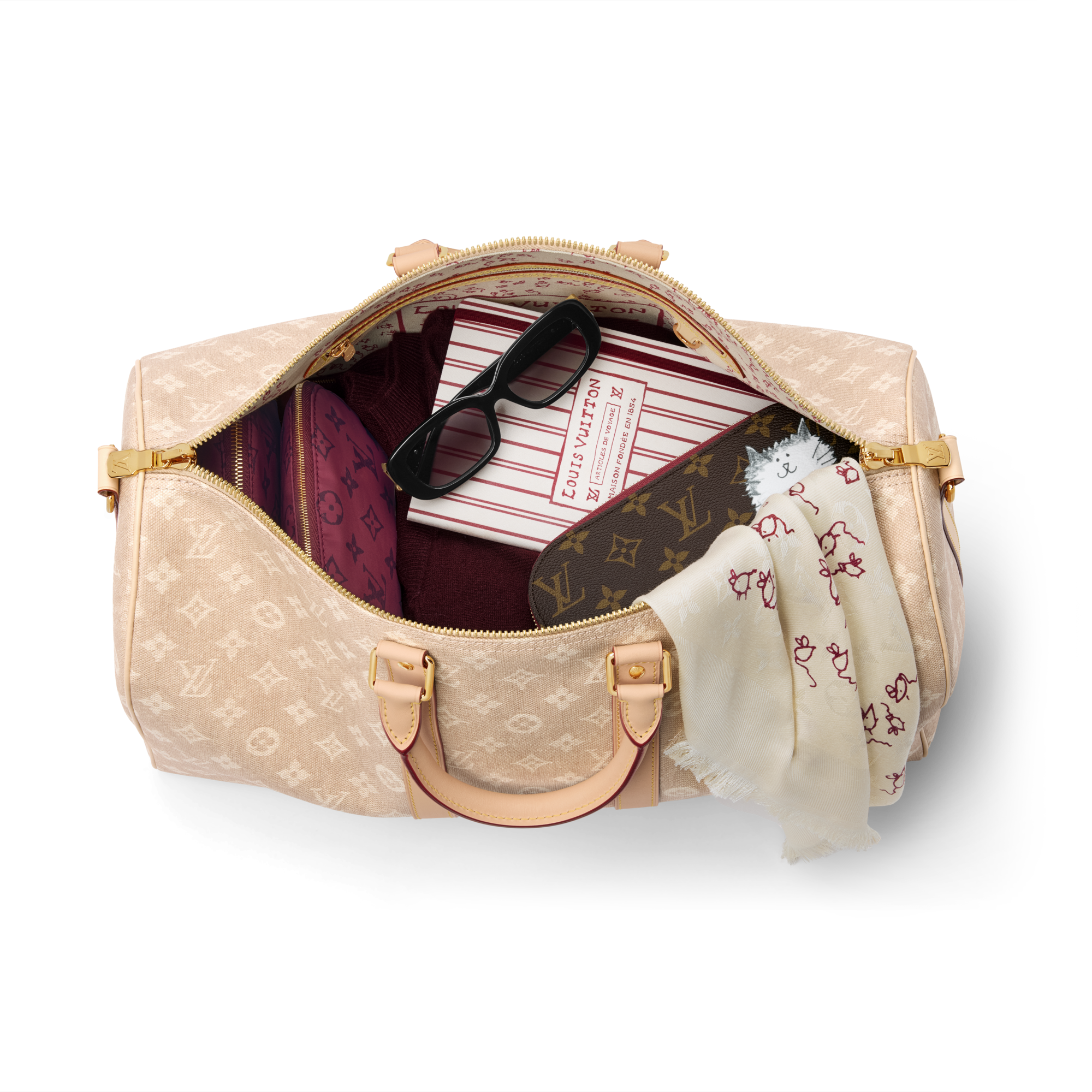 訳有りルイヴィトン LOUIS VUITTON キーポル45 バンドリエール キーポル・バンドリエール 45 その他キャンバス｜ルイ・ヴィトン
